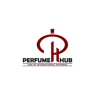 Perfume Hub brand identity branding design graphic design illustration logo logo design perfume perfume logo unique logo vector