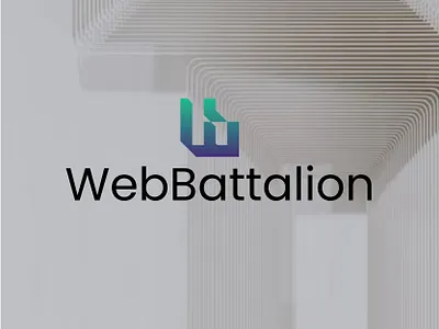 WebBattalion, W and B letter logo app logo brand design branding creative logo genuine logo icon logo logo logotipo modern logo ui