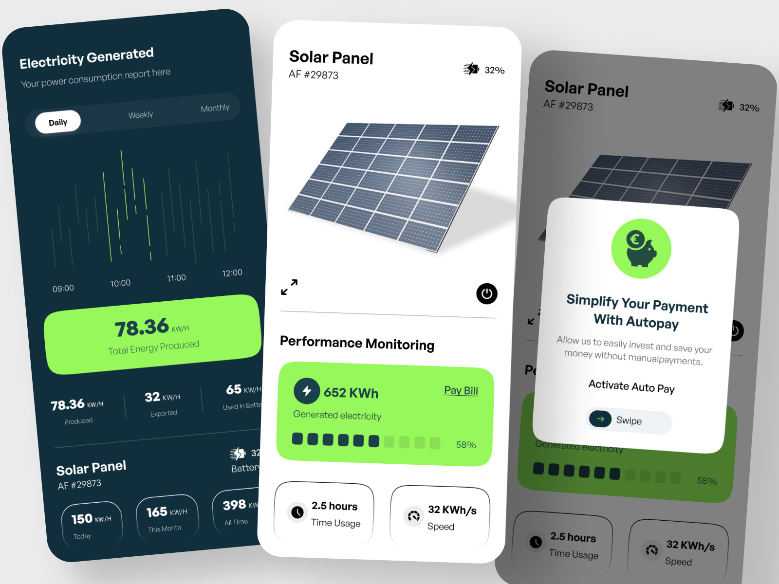 Solar app design mobile app by lazy kar for LazyInterface UI UX Team on