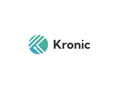 Kronic - Building the future with tech! Logo and Brand Design 🎨 coin crypto logo logo design online platform technology