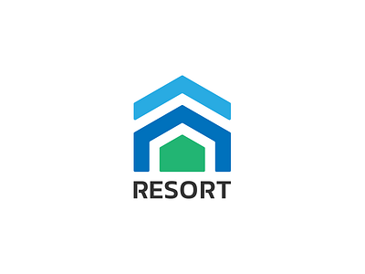 RESORT LOGO DESIGN branding design graphic design logo logo designer minimal logo modern logo nepal process rokaya