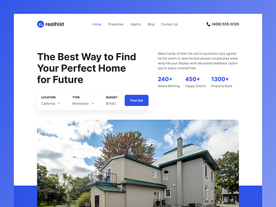 Real Estate Website Header Exploration agent appartment booking home landing page design listing properties property property management real estate real estate agency real estate website realestate realtor rental residence web design webdesign website website concept