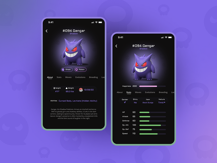 Gengar  Pokédex