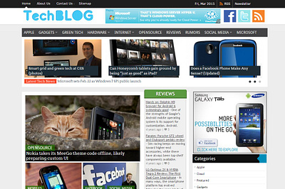 TechBlog Technology Blogging Theme blogging tech tech magazine theme technology