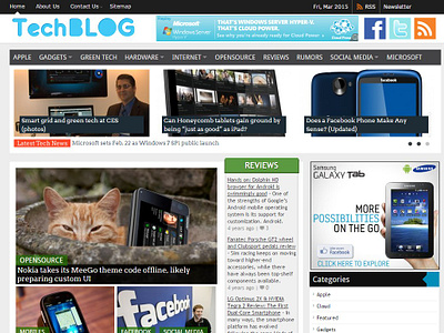 TechBlog Technology Blogging Theme blogging tech tech magazine theme technology