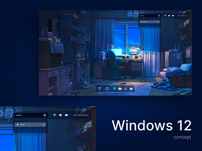 Windows 12 - Where Innovation and Intuition Unite 🚀✨ clean ui operative system ui ui designs uidesign uxdesign windows windows 10 windows 11 windows 12