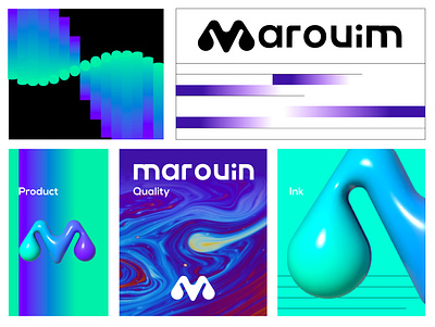 BRAND - MAROUIN branding design graphic design icon identity illustration logo marks symbol ui