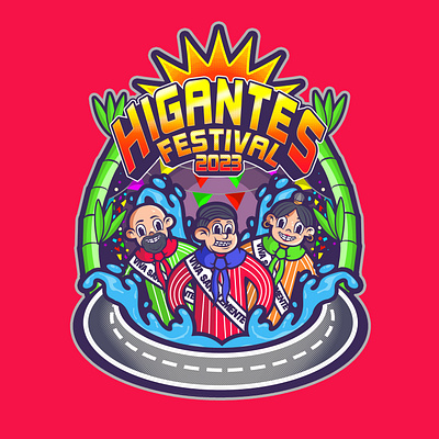 HIGANTES FEST 2023 design graphic design illustration