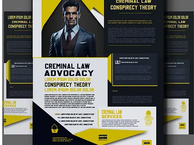 Criminal law flyer design flyer bold.