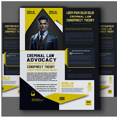 Criminal law flyer design flyer bold.