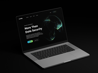 LockUp: Cybersecurity Company Landing Page brand identity branding cyber cybersecurity design graphic design home page landing page logo product design saas security tech ui user experience user interface ux web web design website