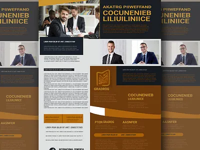 Lawyer agency flyer design bold flyer.