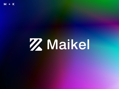 Maikel logo ( MK mark ) branding custom logo design icon identity logo logo mark mk mk logo tech technology
