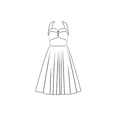 Fashion Line Drawing by Mohaiminul Islam on Dribbble