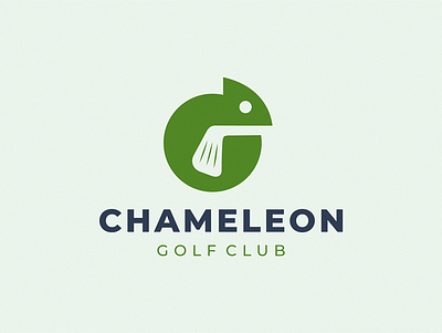 chameleon golf chameleon club golf logo