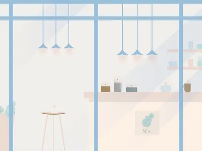 A Cozy Coffee House design graphic design illustration vector