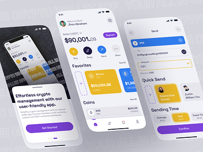 Crypto Wallet App Ui Ux Design. app app design app ui design app ui kit app ui ux design black ui ux design crypto crypto app crypto wallet crypto wallet app dark ui ux design finance app ios app latest app design latest ui ux design mobile app popular 1 trending 1 trending app design trending ui ux design