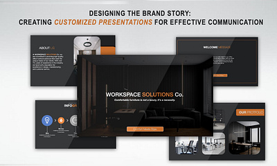 WORKSPACE SOLUTIONS PROFILE DECK branding branding identity design graphic design pitch deck design powerpoint presentation presentation design