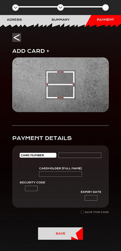 "Credit card checkout" for #DAILYUI app creditcardcheckout dailyui design designer figma interface mobile site ui uiux
