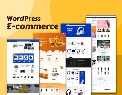 Elementor E-commerce Website e commerce elementor graphic design online store ui wordpress
