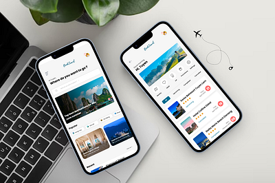 Booking Travel - Mobile application for hotel booking app application branding design graphic design illustration mobile travel typography ui uiux userinterface ux web webdesign