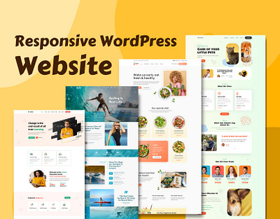 WordPress Elementor Website business website e commerce elementor graphic design ui wordpress