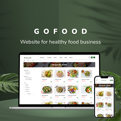 Go Food - Go Food - E commerce website branding design graphic design illustration logo mobile motion graphics responsive ui uiux vector web webdesign
