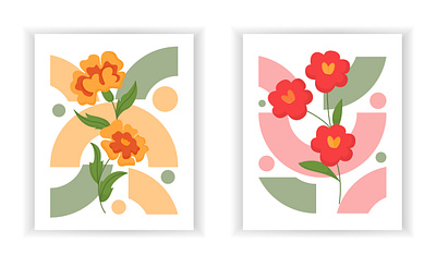flowers app branding design graphic design illustration logo typography vector