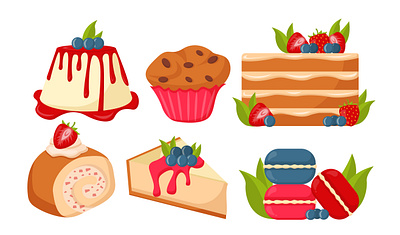 Cake design graphic design illustration vector