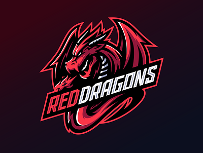 Red Dragon Logo Mascot Done For Client from Fiverr branding dragon dragon mascot esport esport logo esportlogo gamer gaming graphic design illustration logo mascot mascot logo red dragon red dragon logo sportlogo sports sports logo streamer twitch
