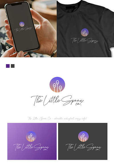 The little spoon co. branding design graphic design illustration logo logo design logodesign logotype vector