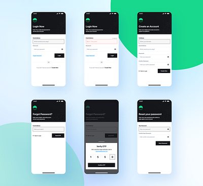 Sign In Flow | Minimal Design Login Flow Concept adobe xd app mockup app ui branding business case study clean ui design figma graphic design login flow logo minimal design product design sign up typography uiux user analysis user flow