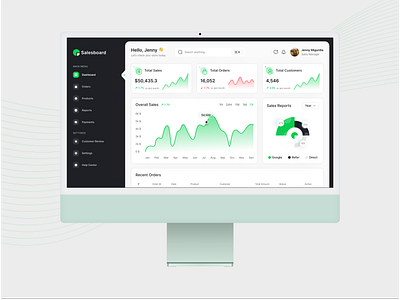 Sales Dashboard | E-Commerce | Web App admin developer android app app app design app developer branding dashboard design design system figma illustration logo mobile app ui ux web web app web developer