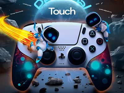 [DualSense] Landing Page - Personal Touch app concept design dualseanse figma game gamepad gamepads graphic design interaction design landing page online shop online store ps5 shop ui ux web