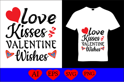 love kisses valentine wishes funny svg designs