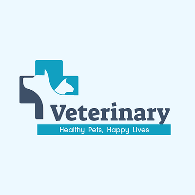 Veterinary Logo 3d animation branding creative logo design graphic design halal logo halal plus illustration logo motion graphics pets logo vector veterinary logo