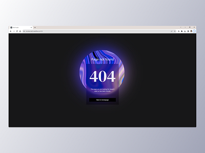 404 Page Animation - Webflow animation development motion graphics web design web development webdevelopment webflow