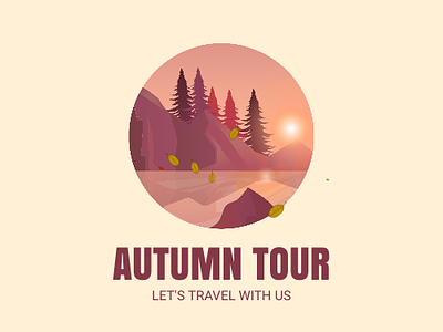 Travel Logo autumn logo branding creative logo design graphic design halal logo halal plus illustration logo tour logo travel logo vector