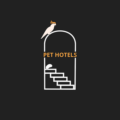 Pet Hotels Logo 3d animation branding creative logo design graphic design halal logo halal plus illustration logo motion graphics pet hotels pet logo vector