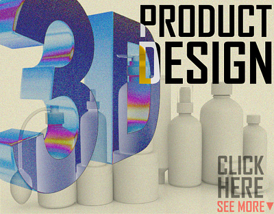 3D Product Designs 3d 3d modeling blender brand identity branding graphic design product design rendering rigging sculpting zbrush