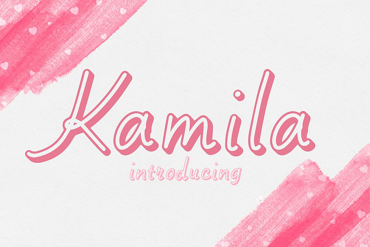 Kamila Fonts by Rudy on Dribbble