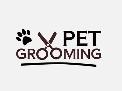 Pet Grooming Logo by Halal Plus on Dribbble