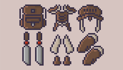 Rpg Game Armor Low Level Set armor character design game game design icon minecraft pixel pixel art rpg terraria