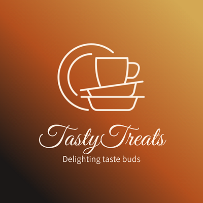 Tasty Treats Logo branding creative logo design graphic design halal logo halal plus illustration logo vector