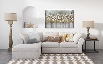Set of wall canvas art and wallpapers art canvas decor decoration home illustration interior minimal wallpaper