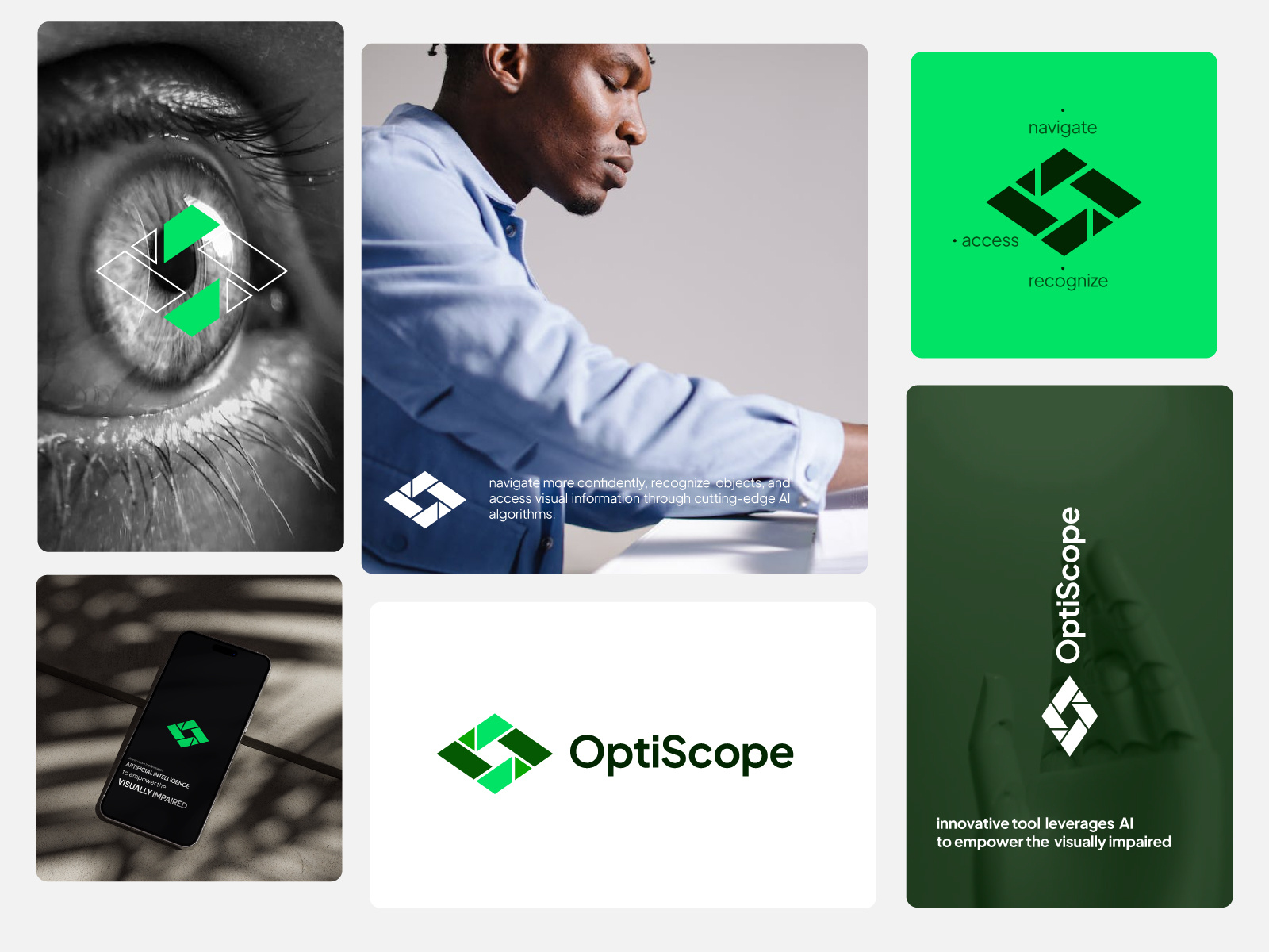 Logo, AI, Tech, Sensor, Device, Futuristic, Optics, O logo by Ahmed ...