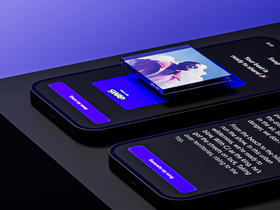 Swap app 💽 animation app branding disc illustration interface ios iphone logo music ui ux