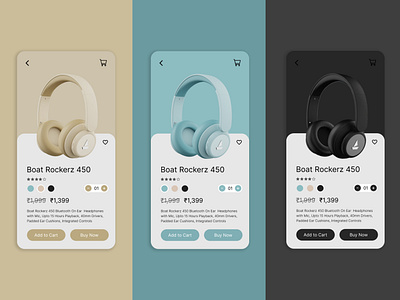 Headphones Product Page UI digitaldesign graphic design product design productdesign ui userinterface