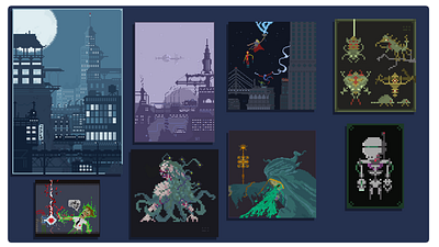 [PIXELART] Some Doodles illustration pixelart