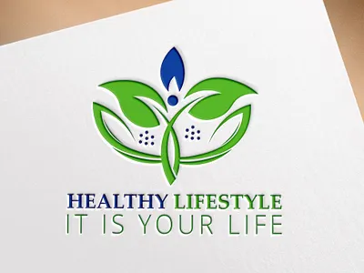 Healthy lifestyle logo branding graphic design graphic designer health care logo health logo logo logo creation logo design logo designer logodesign logodesigner logos logo maker minimalist logo